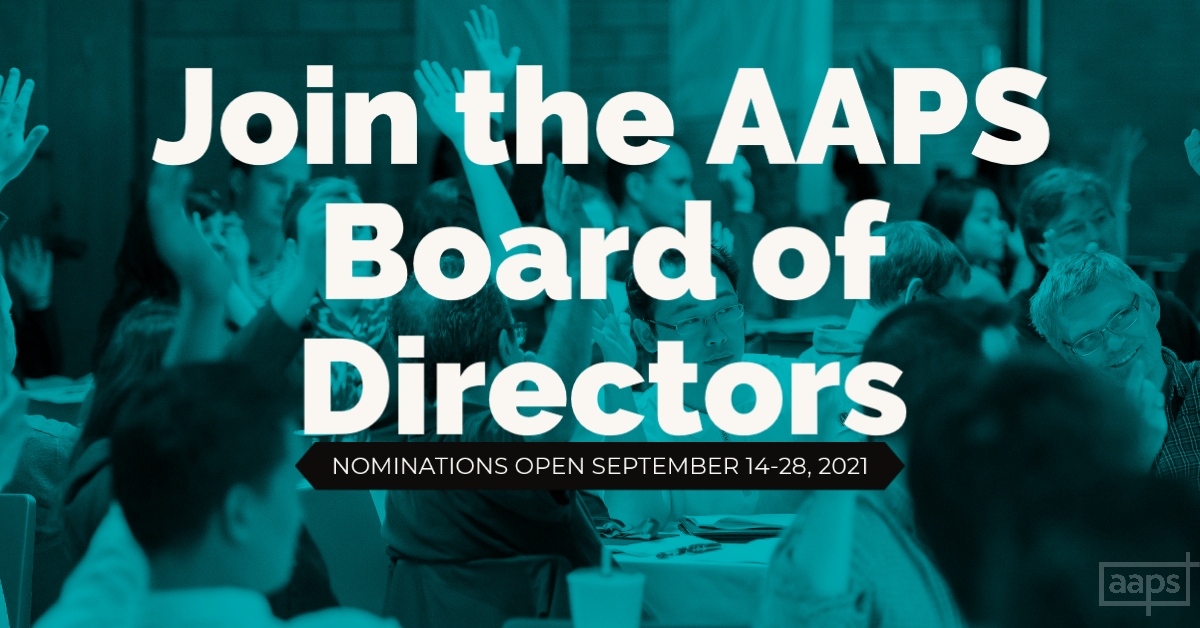 Join the AAPS Board of directors