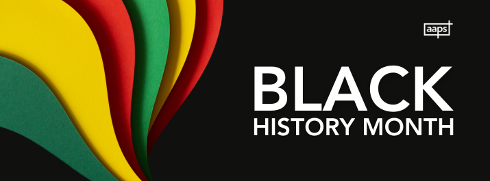 Black History Month with the colours black, red, yellow, and green, which are colours used for Black History Month.